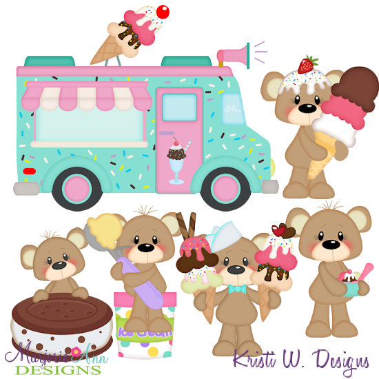 Payton Loves Ice Cream SVG Exclusive Cutting Files + Clipart - Click Image to Close